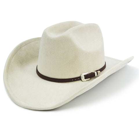 Keilin Western Hat Band for Cowboy Hats Fedora Hats Panama Hats Adjustable HatBands for Men and Women, Engraved Silver Buckle